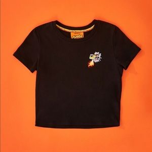 Forever 21 Cheetos cropped t shirt